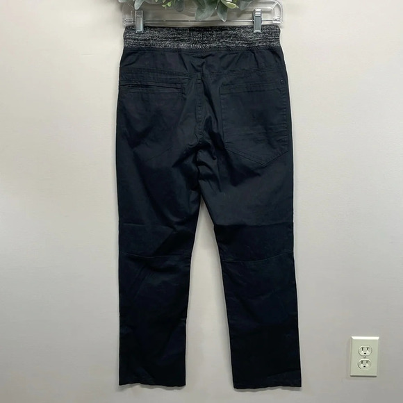 NWT Capsule from Stitch Fix Elastic Band Waist Woven Cotton Pull On Pant Black L - Picture 4 of 16